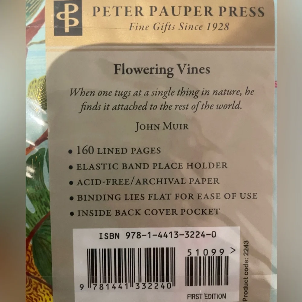 Journal - Peter Pauper Press - Flowering Vines